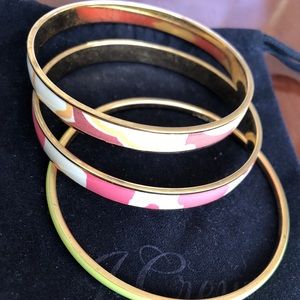 3 J. Crew bangles (bracelets)